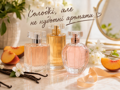 Солодкі, але не нудотні аромати