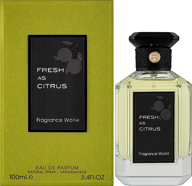 Fragrance World Fresh As Citrus · 100 мл
