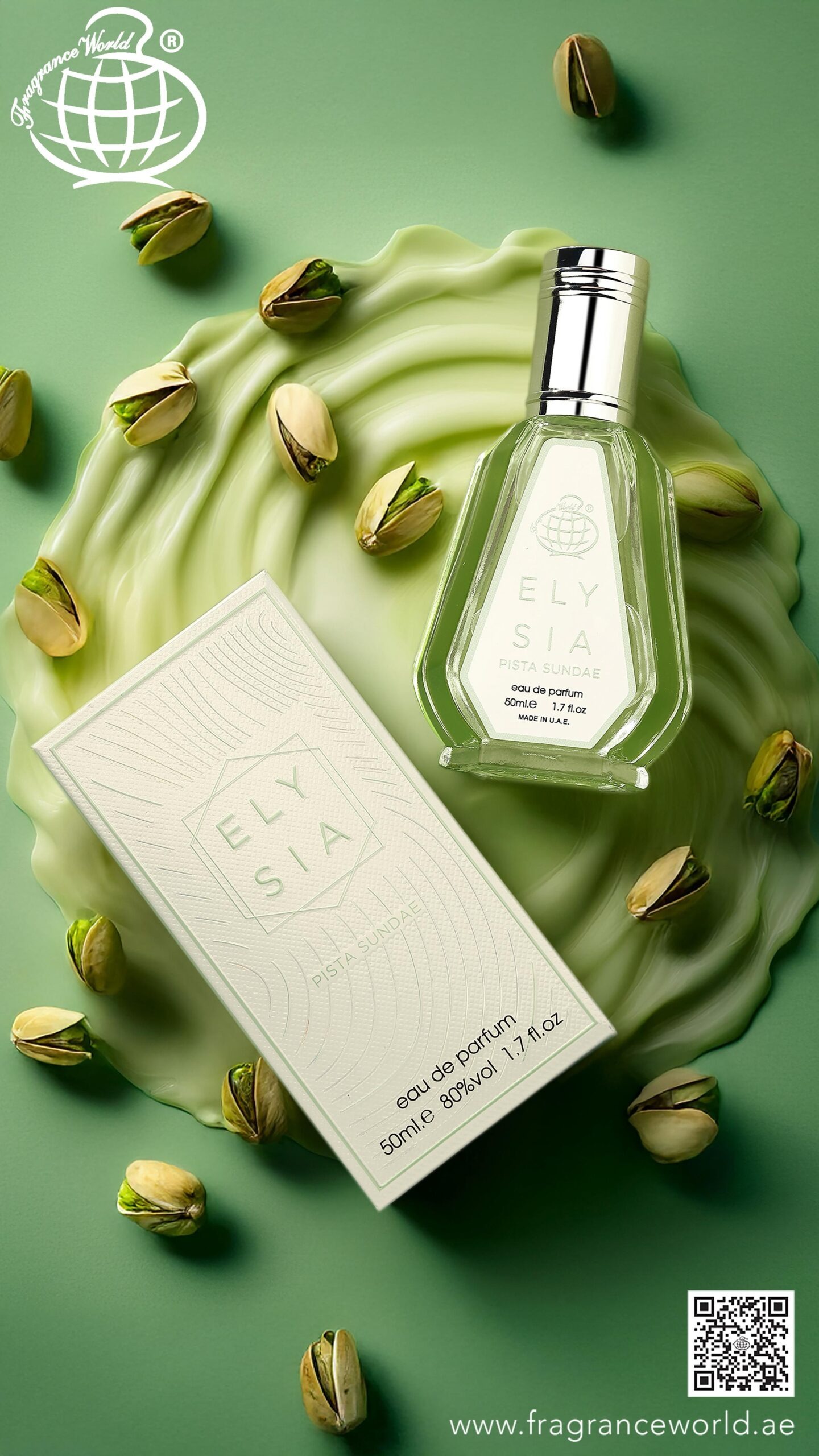 Fragrance World Elysia Pista Sundae 50мл · 50 мл