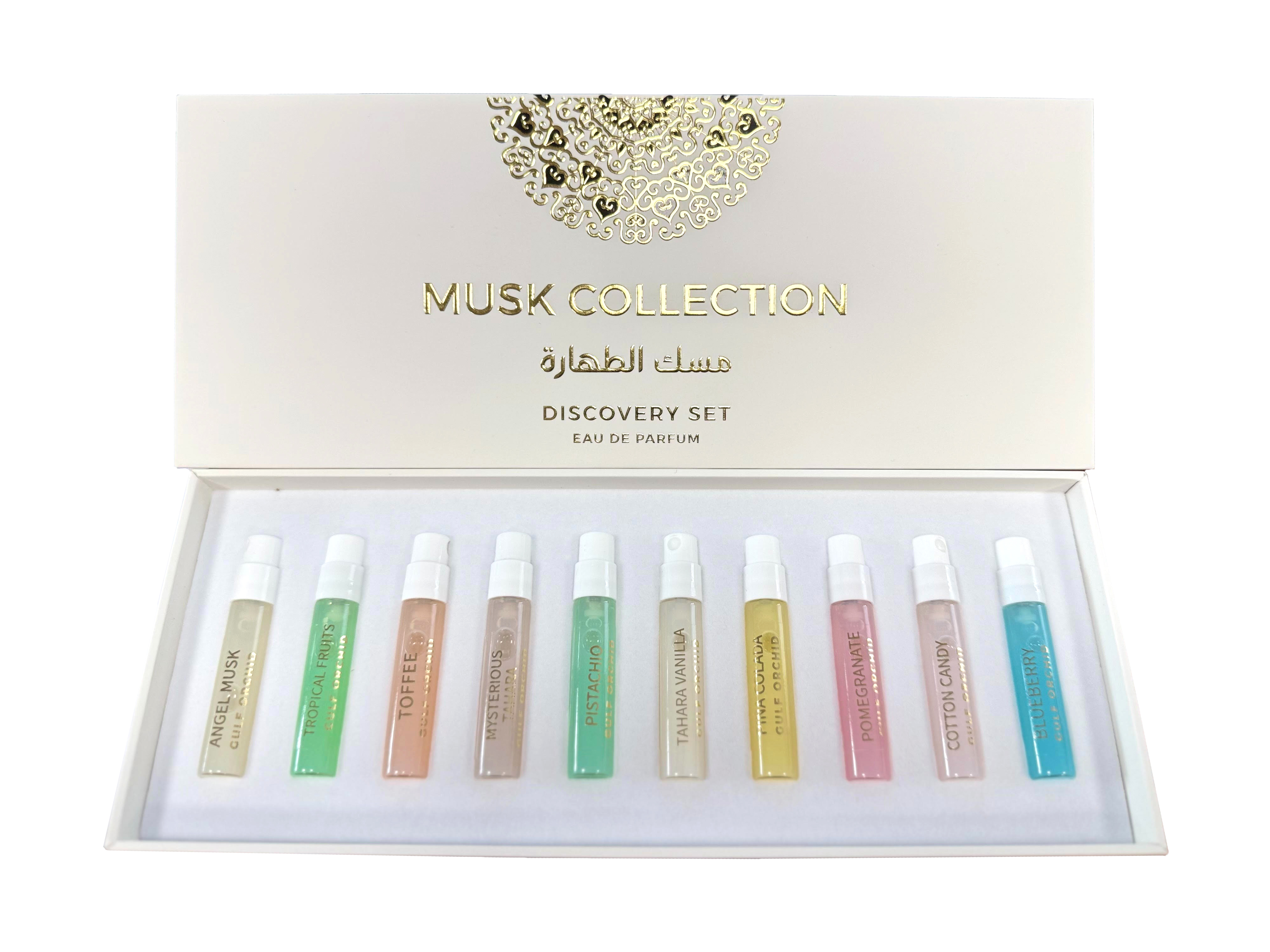 Gulf Orchid Musk Collection discovery set 10 x 2 ml