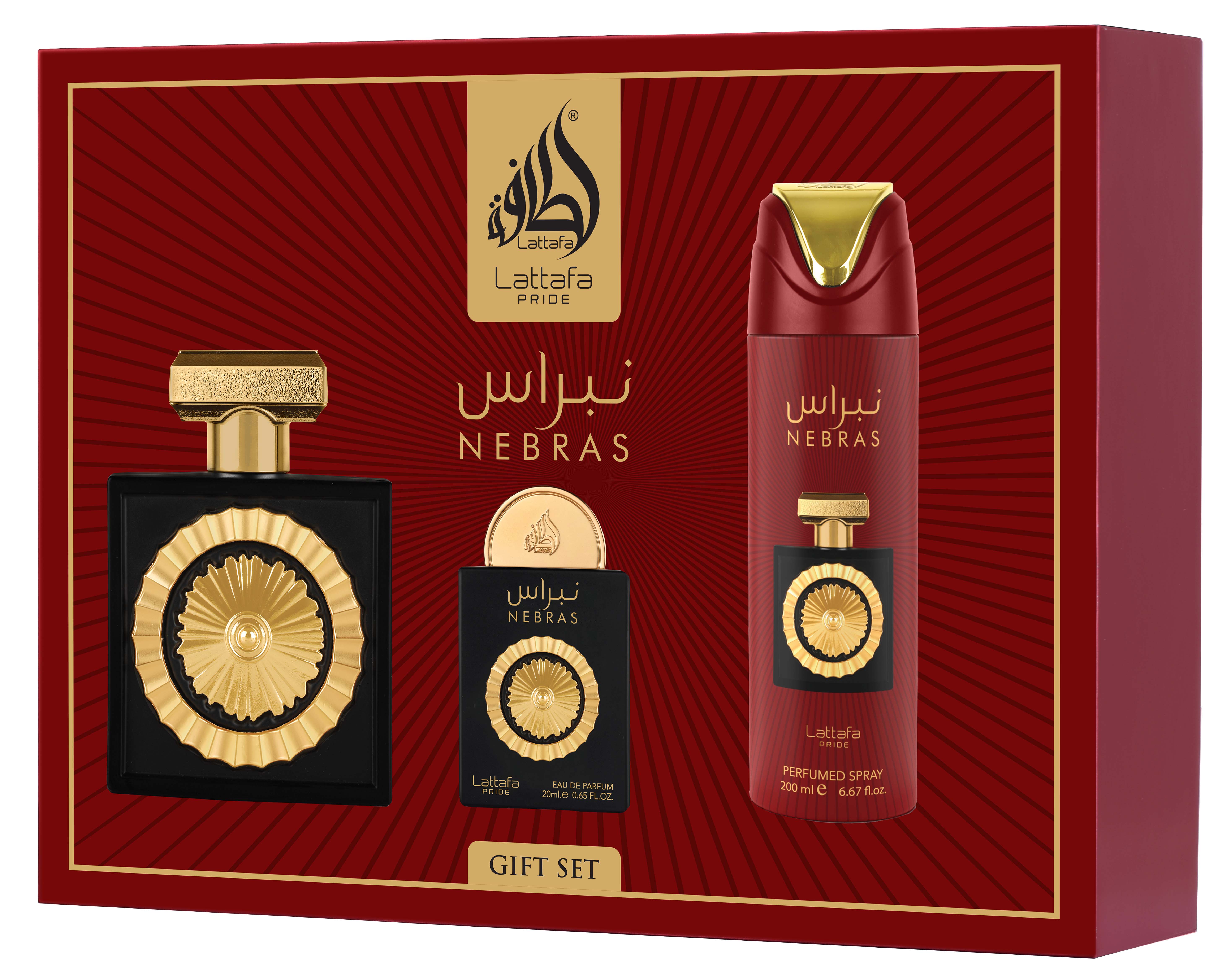Lattafa Nebras Set 3 предмета — Lattafa Perfumes