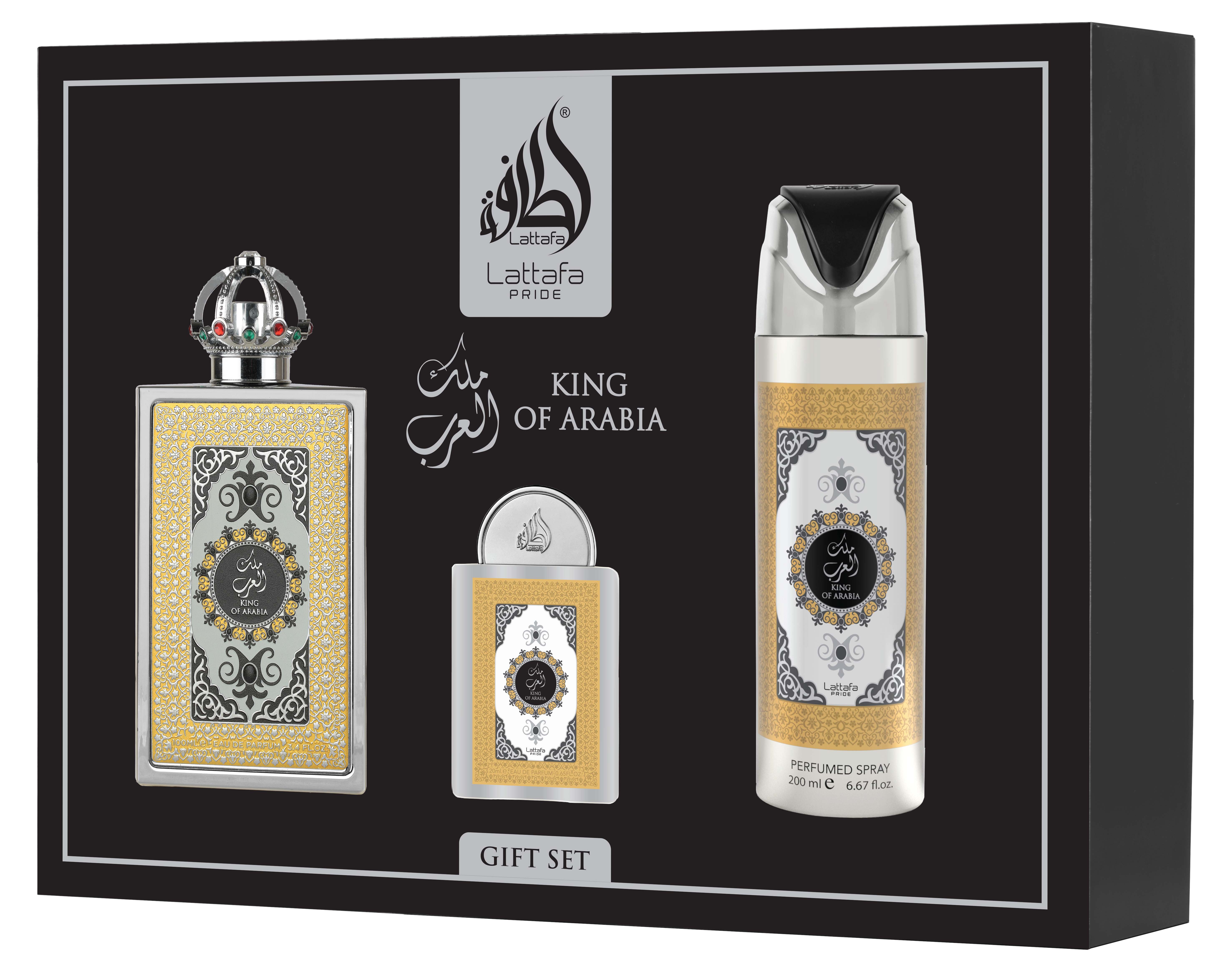 Lattafa Pride King of Arabia Set 3 предмета — Lattafa Perfumes